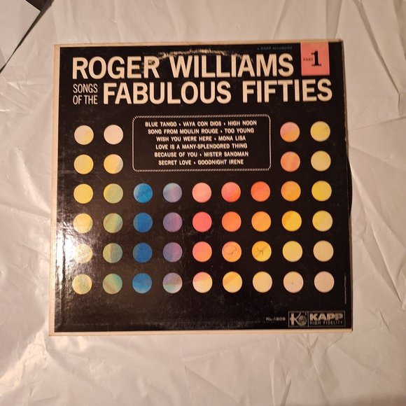 roger williams songs of the fabulous fifties lp record - Picture 1 of 4